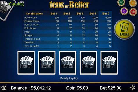 Tens Or Better Mobilots Slot - Play Online